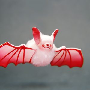 Abbey The Albino Bat