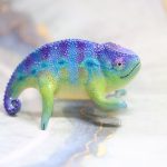 Colorful Chameleon (glows in the dark)