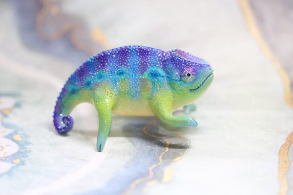 Colorful Chameleon (glows in the dark)