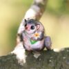 Baby Drawf Lemur Polymer Clay Figurine OOAK