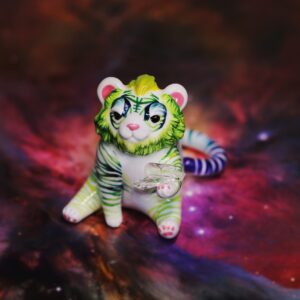 Liger Polymer Clay Figurine OOAK