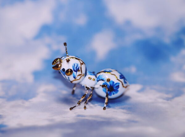 Queen Ant Polymer Clay Figurine OOAK