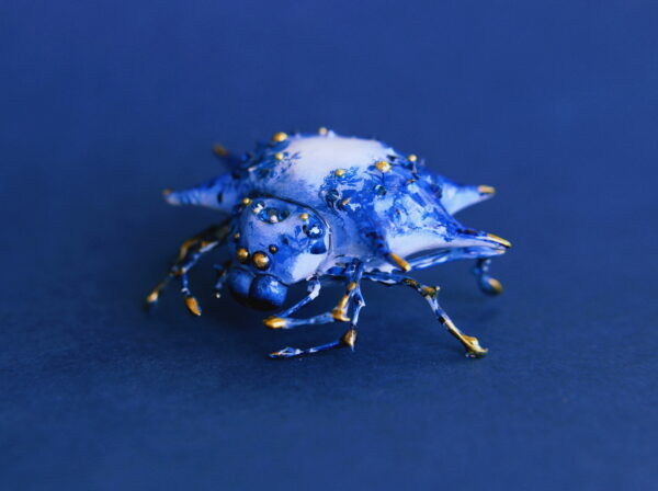 Spiny Orb Weaver The Spikey Spider Polymer Clay Figurine OOAK