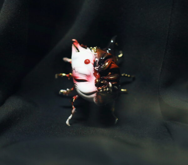 Kitsune the Fox Spirit Polymer Clay Figurine OOAK