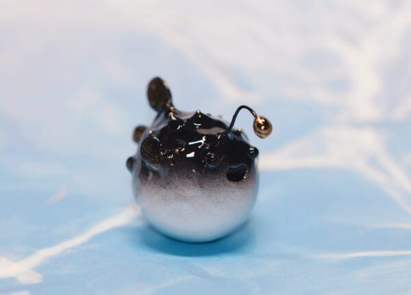 Anglerfish Polymer Clay Figurine OOAK