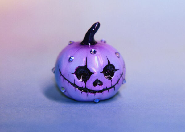 Clown The Little Pumpkin OOAK Art Piece