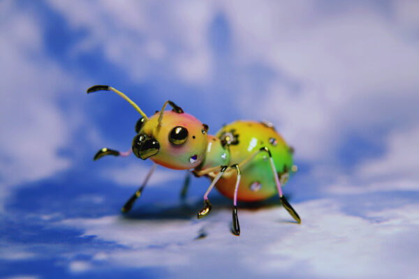 Fire Ant OOAK Art Piece