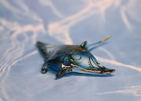 Golden Waves OOAK Art Piece