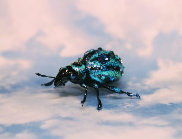 Jeweled Weevil OOAK Art Piece