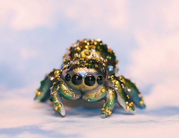 Jeweled Jumping Spider OOAK Art Piece